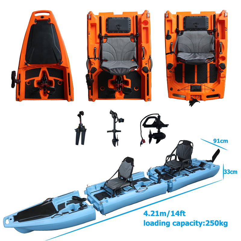 Kayak a Pedali Staccabile da 1 - Fishing Kayak Sit On Top recensione e prezzo