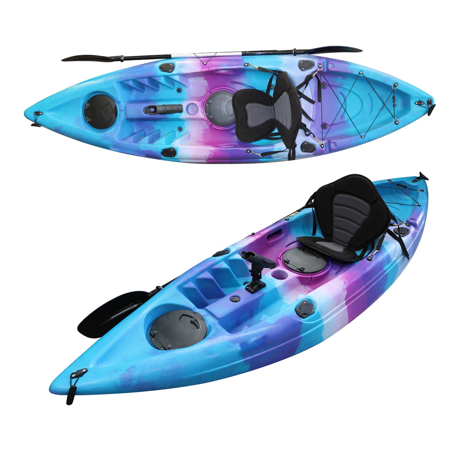 Kayak in Plastica Monoposto da - Fishing Kayak Sit On Top recensione e prezzo